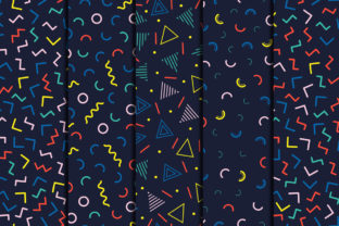 Exploring the 5 Memphis Geometric Patterns Set: A Retro Design Revolution