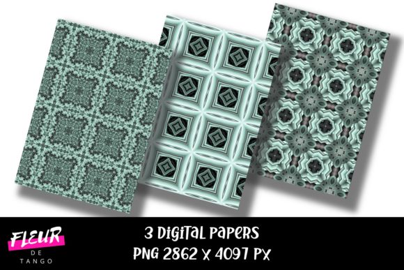Geometric Digital Papers V.55: A Versatile Design Resource for Every Project
