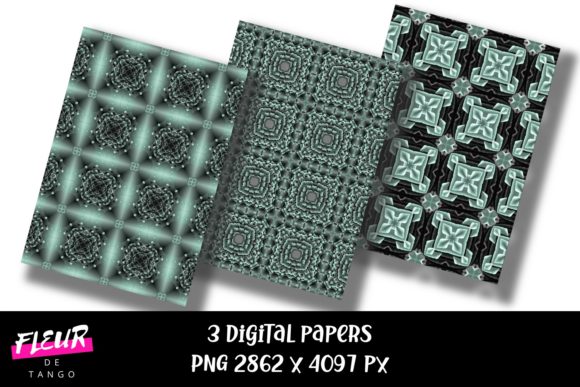 Geometric Digital Papers V.57: A Versatile Resource for Creative Projects