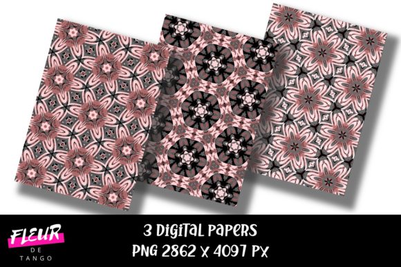 Geometric Digital Papers V.61