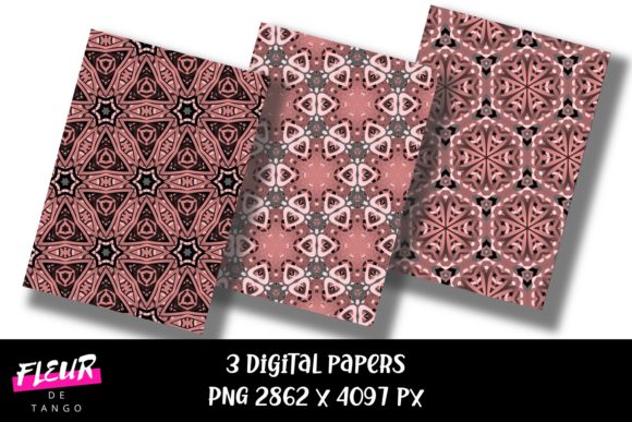 Geometric Digital Papers V.63: A Versatile Design Resource for Every Project