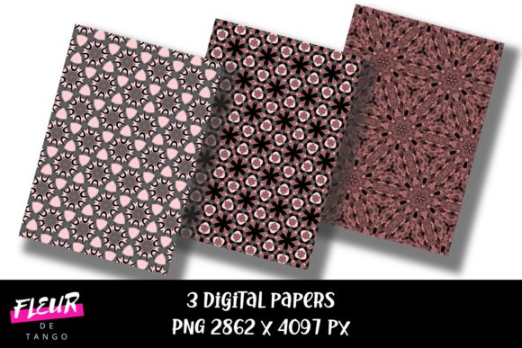Geometric Digital Papers V.66: A Versatile Design Resource