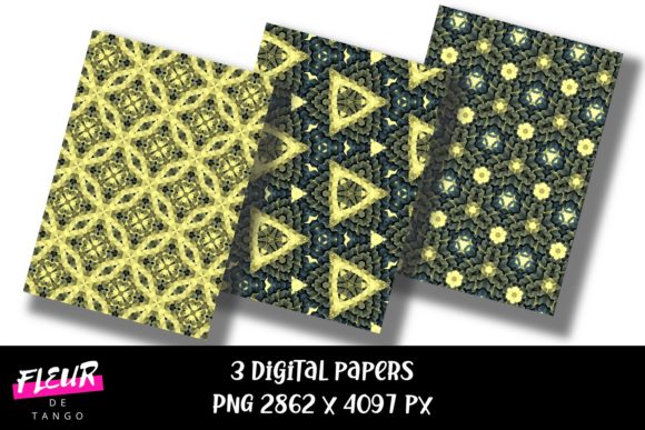 Geometric Digital Papers V.86