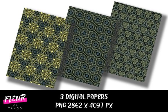 Geometric Digital Papers V.87