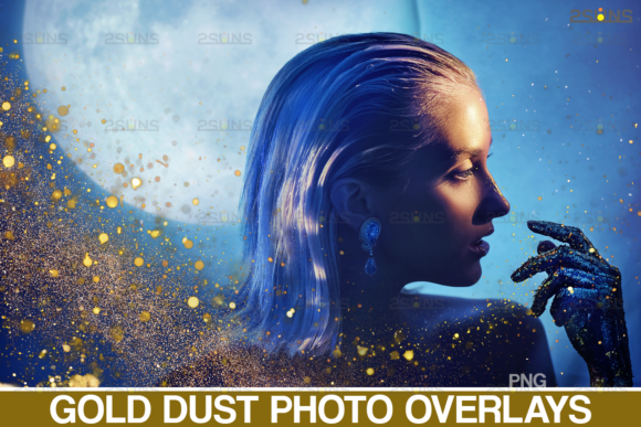 Gold Dust Overlay, Photoshop Overlays