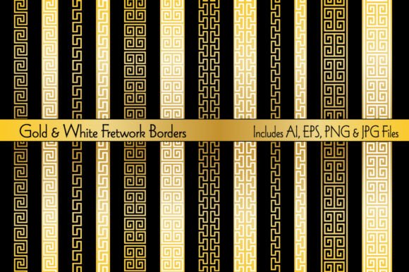 Gold Fretwork Border Patterns