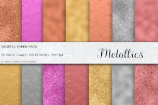 Metallics Digital Papers for Creative Workflows