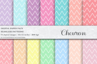 Pastel Chevron Seamless Patterns: A Versatile Tool for Creative Workflows