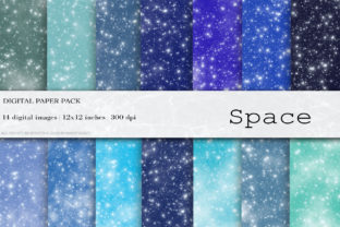 Space Stardust Digital Papers: A Creative Resource for Modern Designers