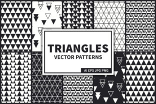 Triangles Vector Seamless Patterns: A Versatile Design Resource for Creators