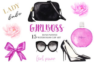 Watercolor Fashion Cosmetic Clipart: A Creative Resource for Designers and Artists