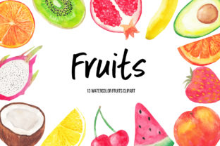 Watercolor Fruits Clipart: A Versatile and Beautiful Resource for Creative Projects