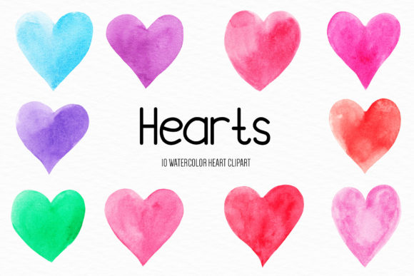Watercolor Heart Illustration: A Versatile Creative Resource