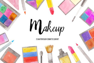 Watercolor Makeup Clipart: A Versatile Resource for Creative Projects